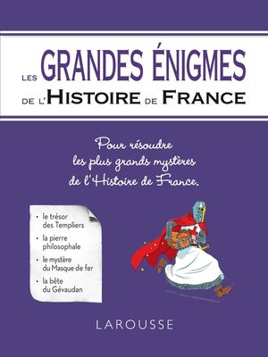 cover image of Les Grandes énigmes de l'Histoire de France